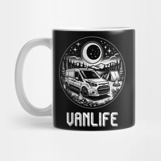 Ford transit connect Vanlife camping Mug